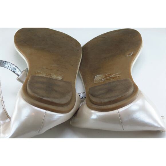 Jessica Simpson Sz 6 M Beige Gladiator Synthetic Women Sandals - Picture 6 of 7